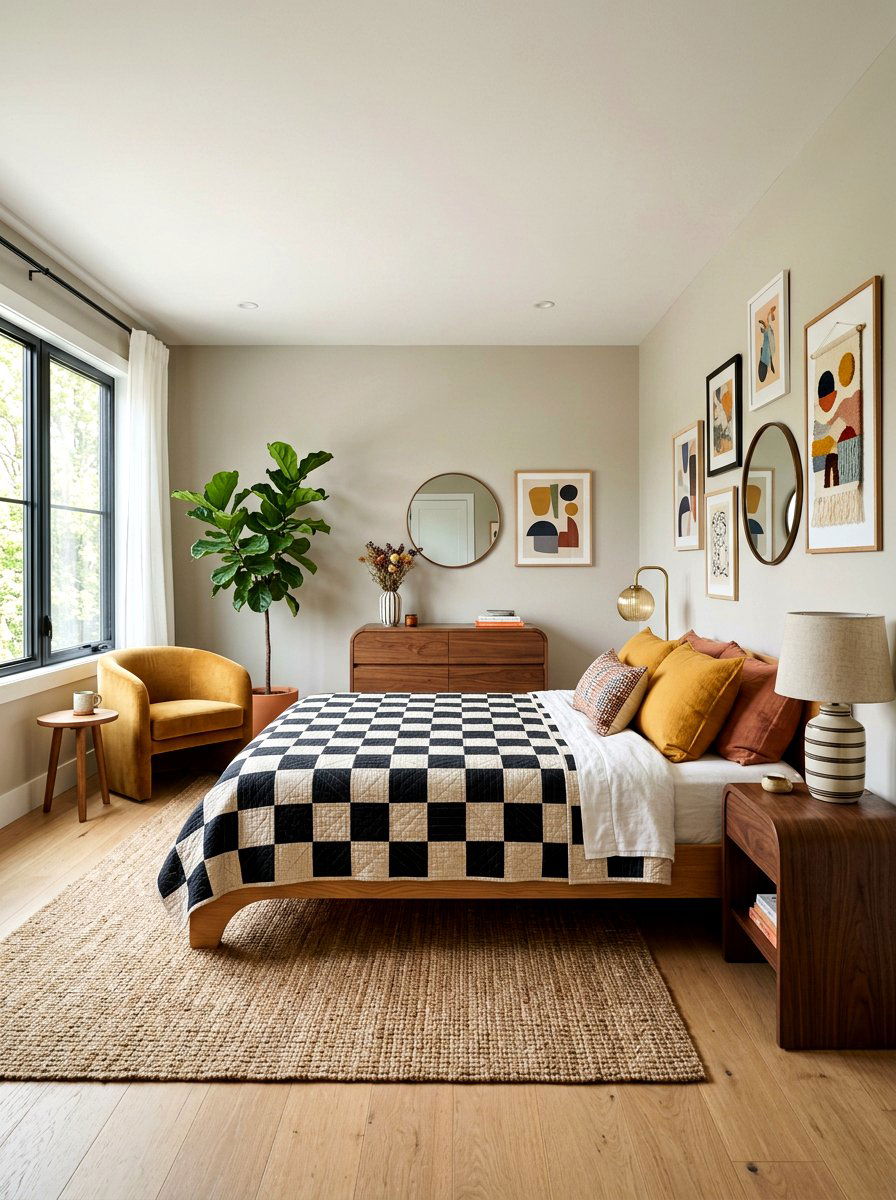 Checkerboard Quilt - 25 Spring Quilt Ideas