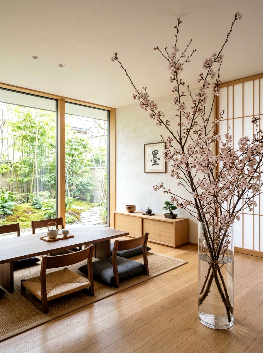 Cherry Blossom Branch - 25 Spring Luncheon Table Ideas