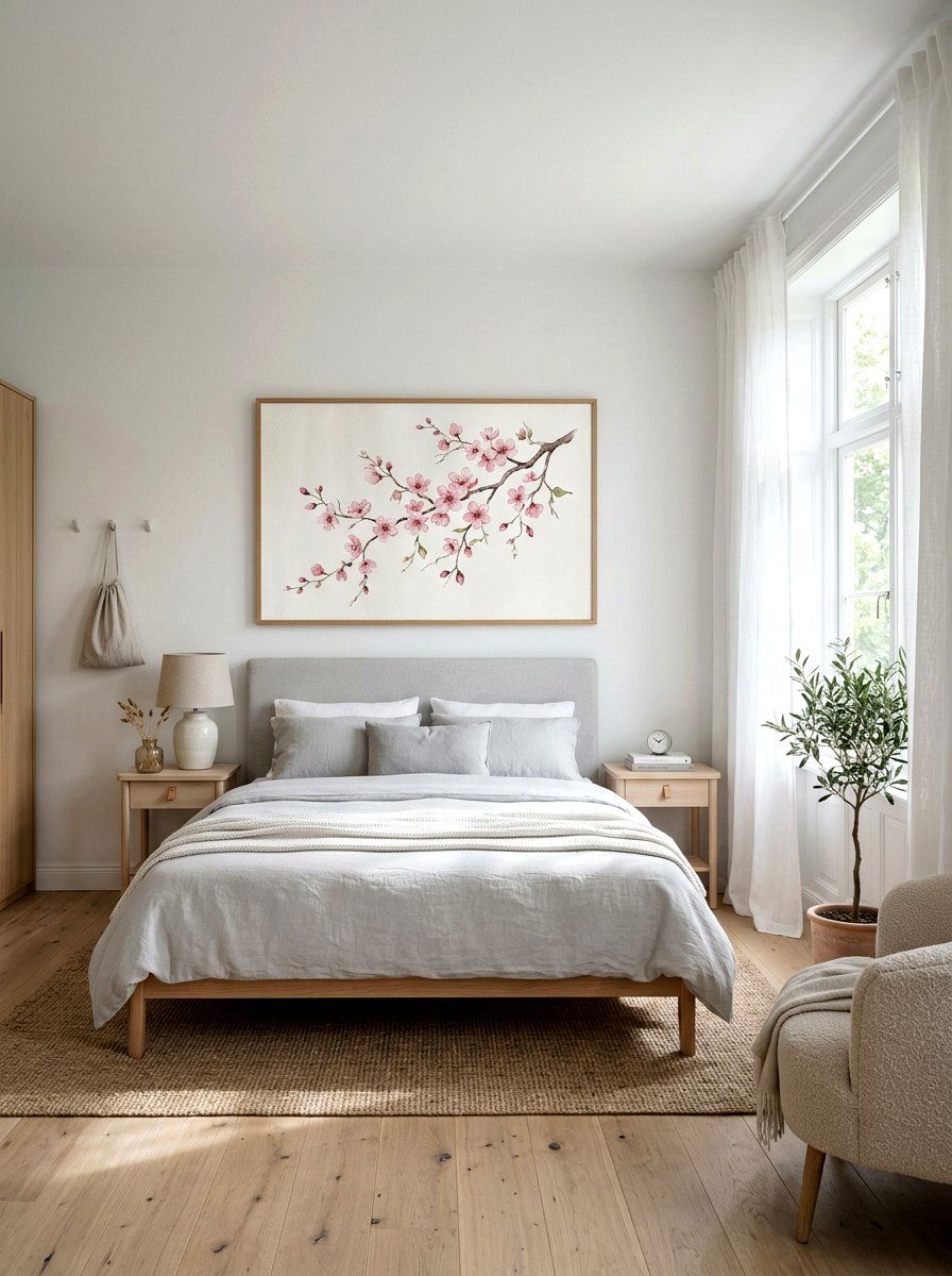 Cherry Blossom Branch - 25 Spring Watercolor Art Ideas