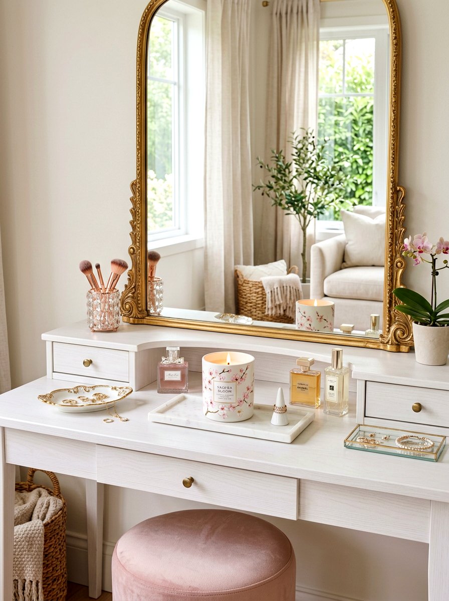 Cherry Blossom Candle - 25 Spring DIY Candle Ideas