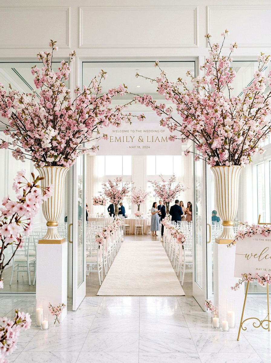 Cherry Blossom Wedding Theme - 25 Spring Wedding Decor Ideas