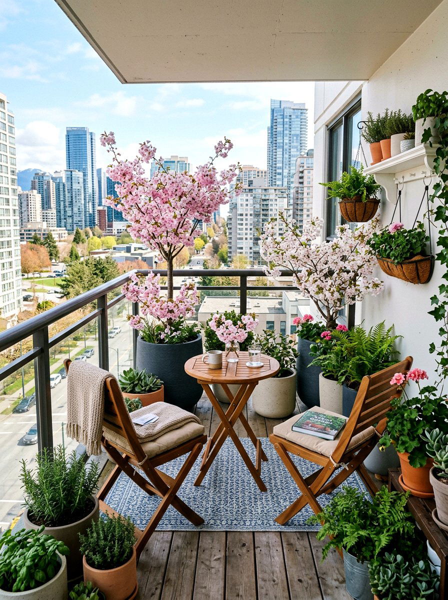 Cherry blossom balcony garden - 25 Spring Cherry Blossom Ideas