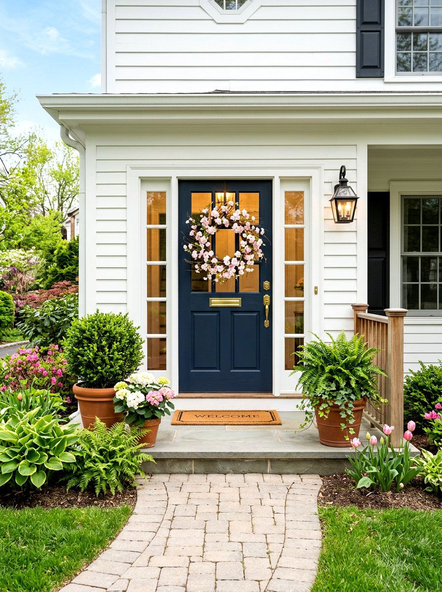 Cherry blossom door wreath - 25 Spring Cherry Blossom Ideas