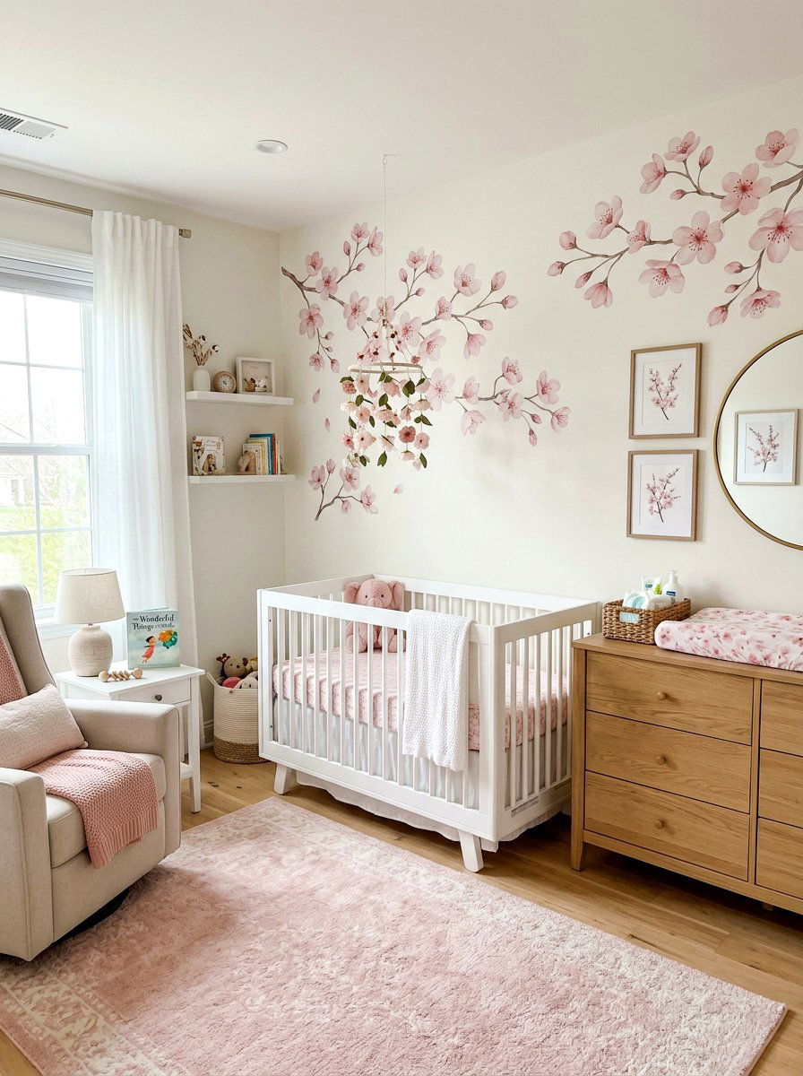 Cherry blossom nursery decor - 25 Spring Cherry Blossom Ideas