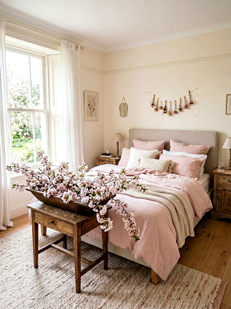 Cherry blossom stems - 25 Spring Dough Bowl Filler Ideas