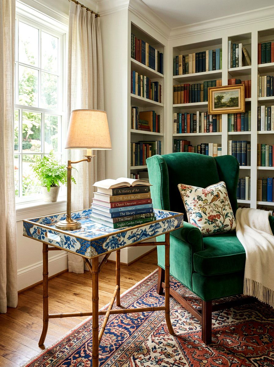 25 Chic Spring Chinoiserie Decor Ideas for Classic Style