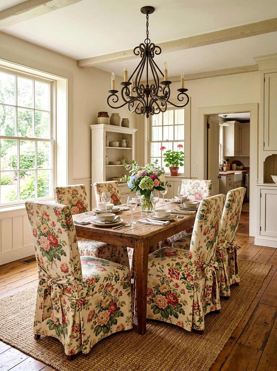 Chintz Slipcovers For Chairs - 25 Spring Chintz Decor Ideas