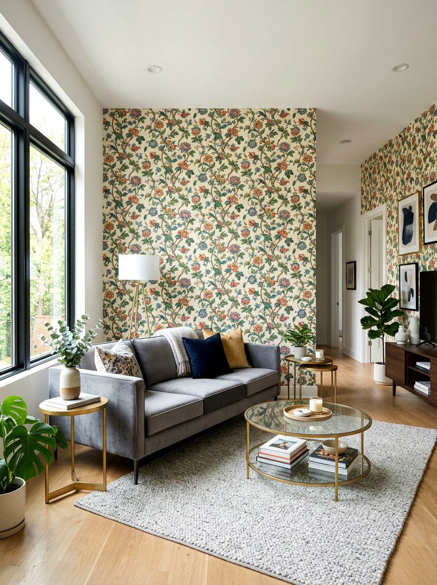 Chintz Wallpaper Living Room - 25 Spring Chintz Decor Ideas