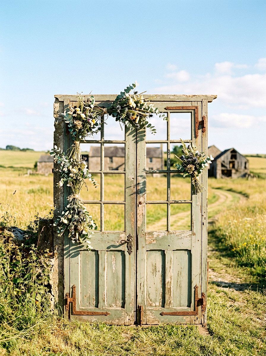Circle Backdrop - 25 Spring Wedding Backdrop Ideas