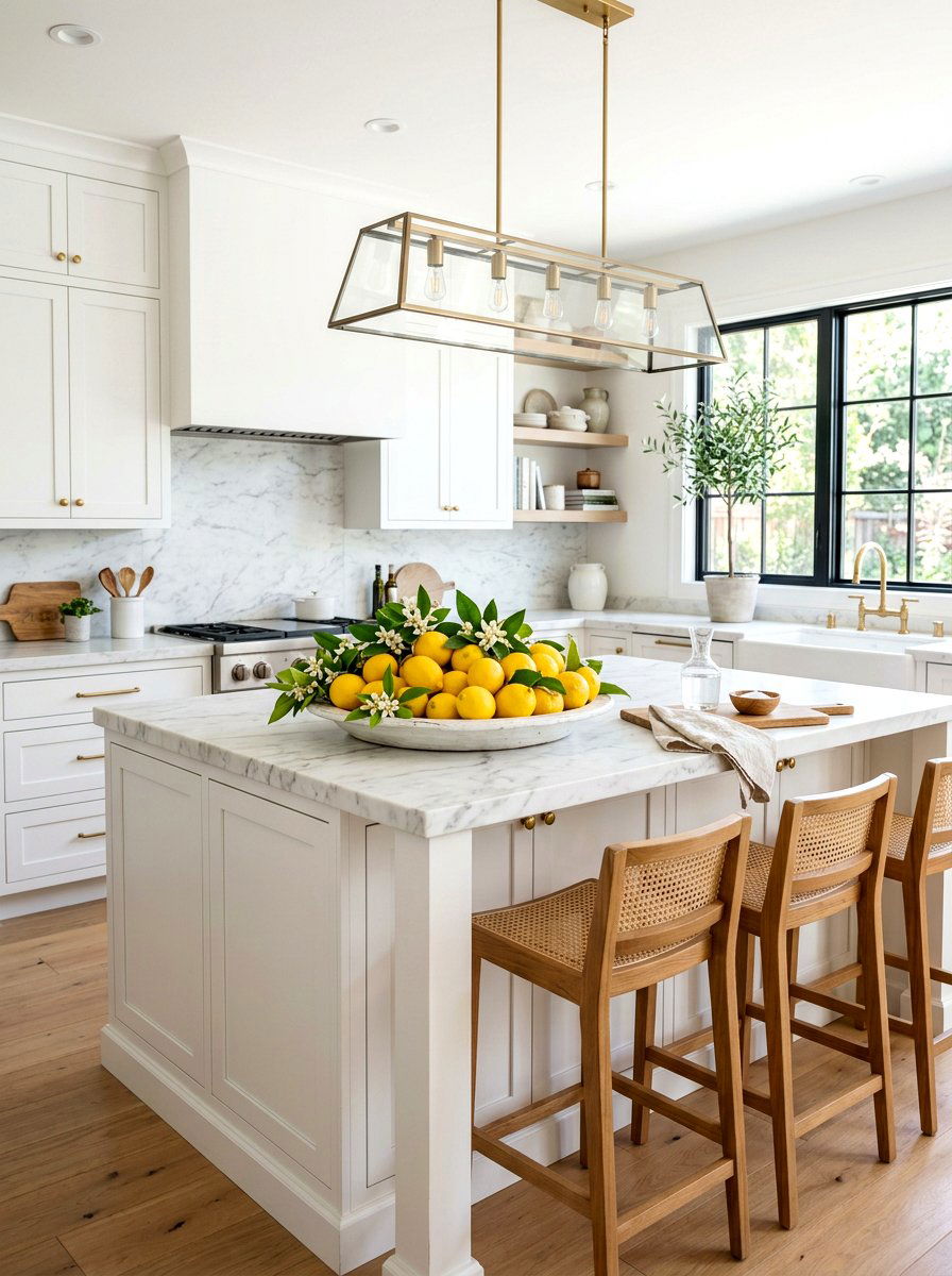 Citrus Bloom Tray - 25 Spring Table Vignette Ideas