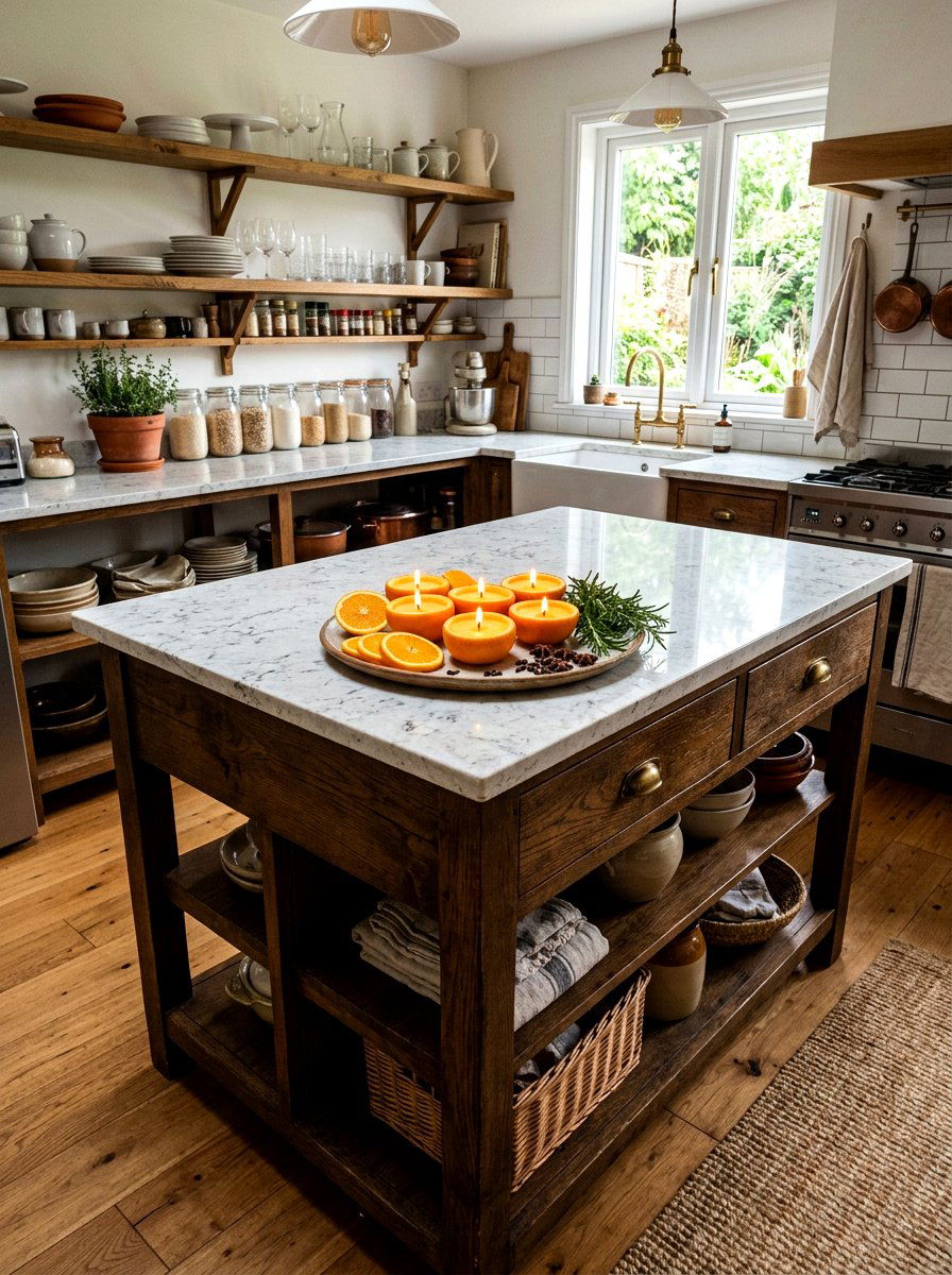 Citrus Peel Candle - 25 Spring DIY Candle Ideas