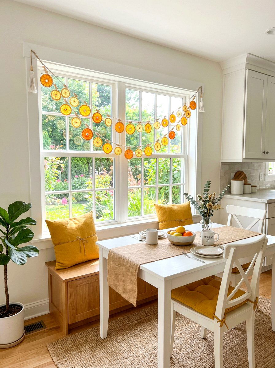 Citrus Slice Decoration - 25 Spring Garland Ideas