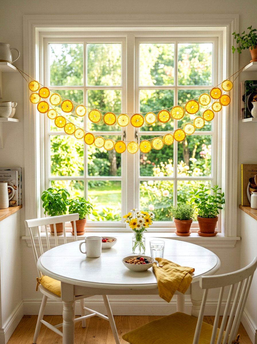 Citrus Slice Garland - 25 Spring Bunting Ideas