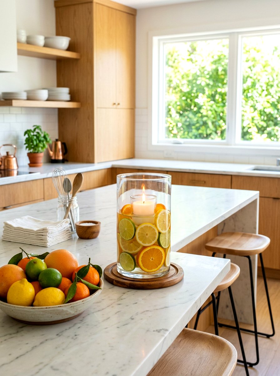 Citrus Slice Votive - 25 Spring Votive Candle Ideas