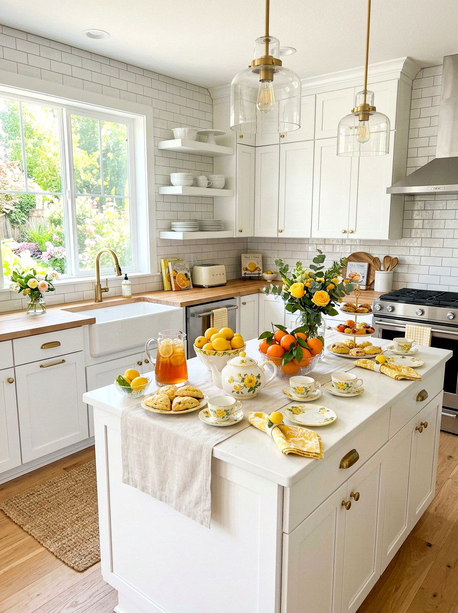 Citrus Tea Party Decor - 25 Spring Afternoon Tea Decor Ideas