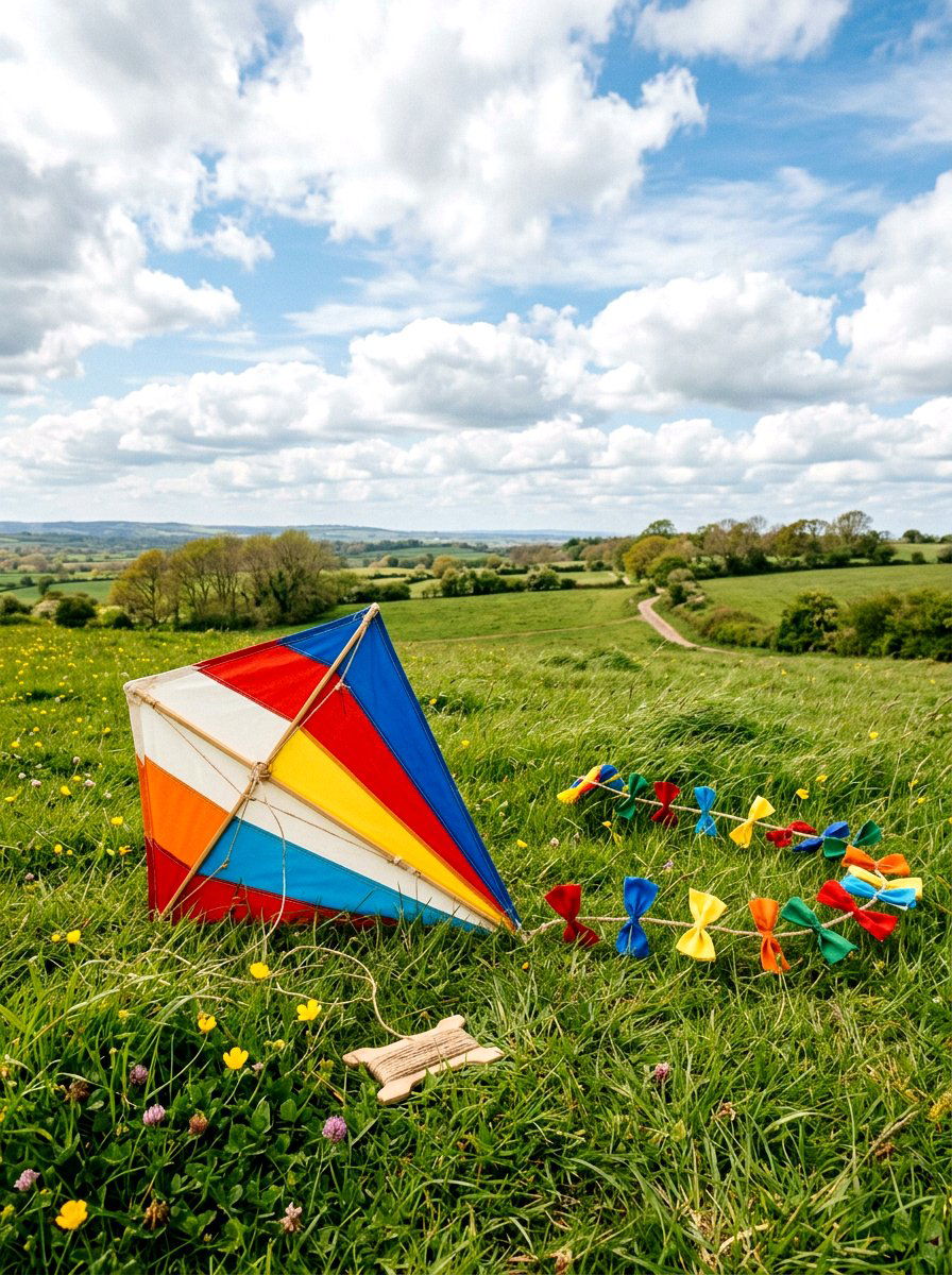 Classic Canvas Kite - 25 Spring Photo Prop Ideas