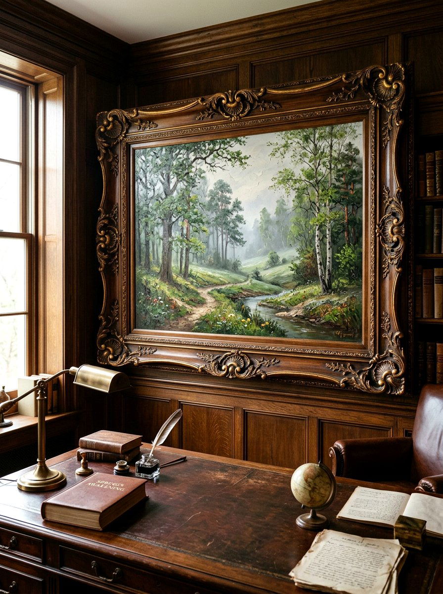 Classic Oil Landscape - 25 Spring Vintage Art Ideas