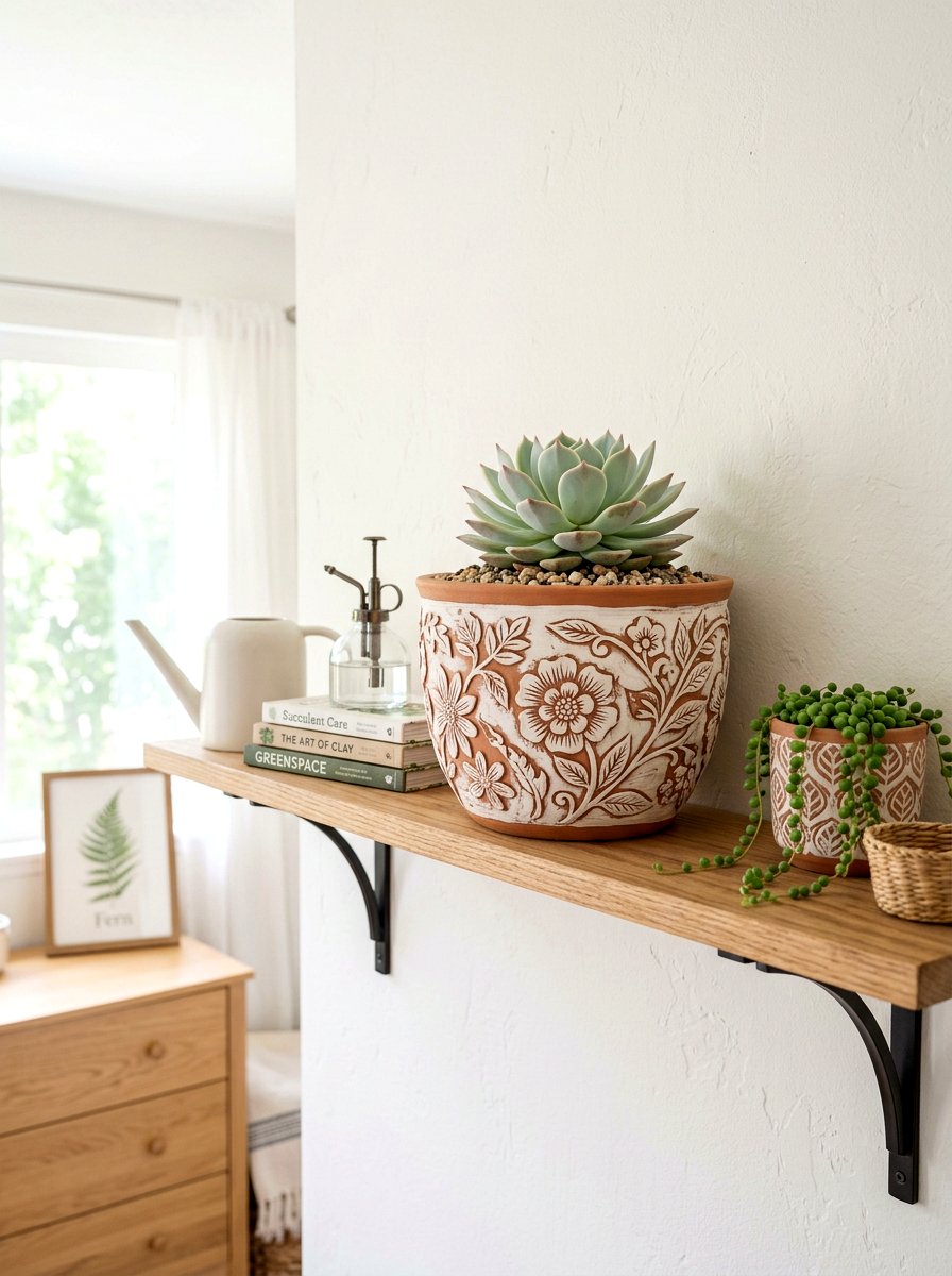 Clay Flower Pot - 25 Spring Flower Craft Ideas