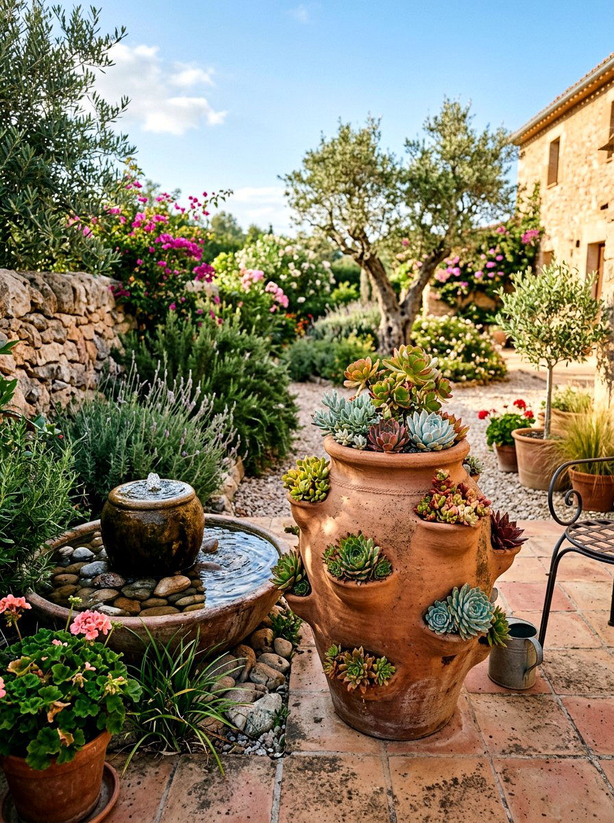 Clay Strawberry Jar - 25 Spring DIY Planter Ideas