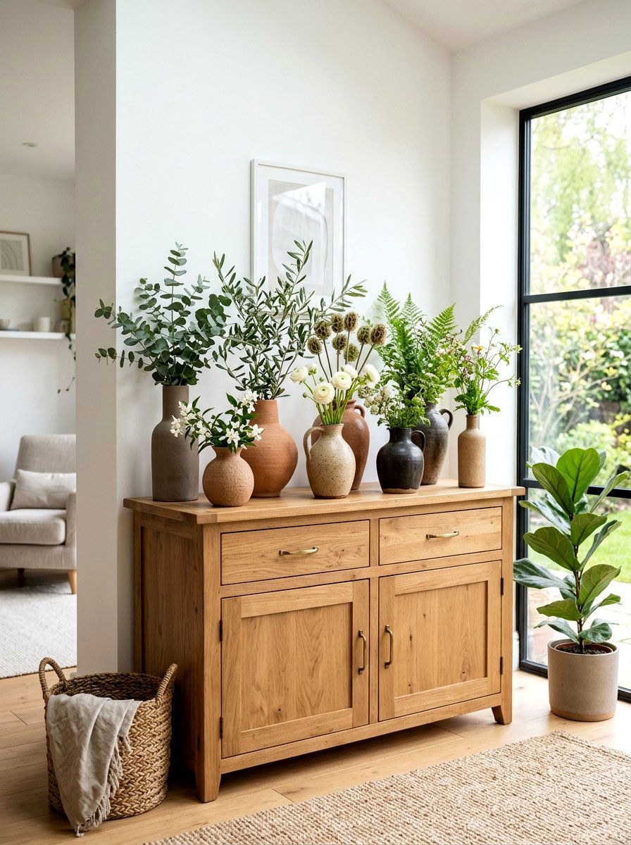 Clay pottery vase - 25 Spring Bohemian Decor Ideas