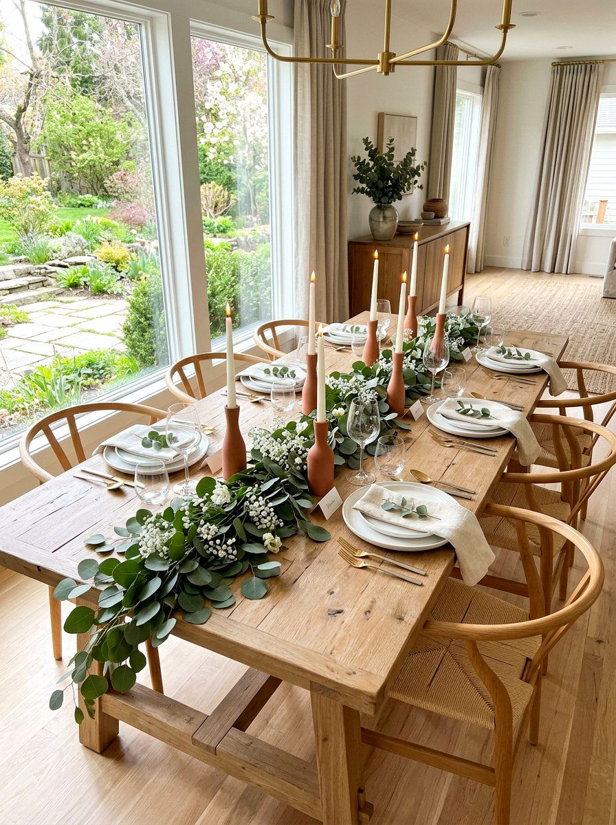 Clay taper candle holder - 25 Spring Clay Craft Ideas