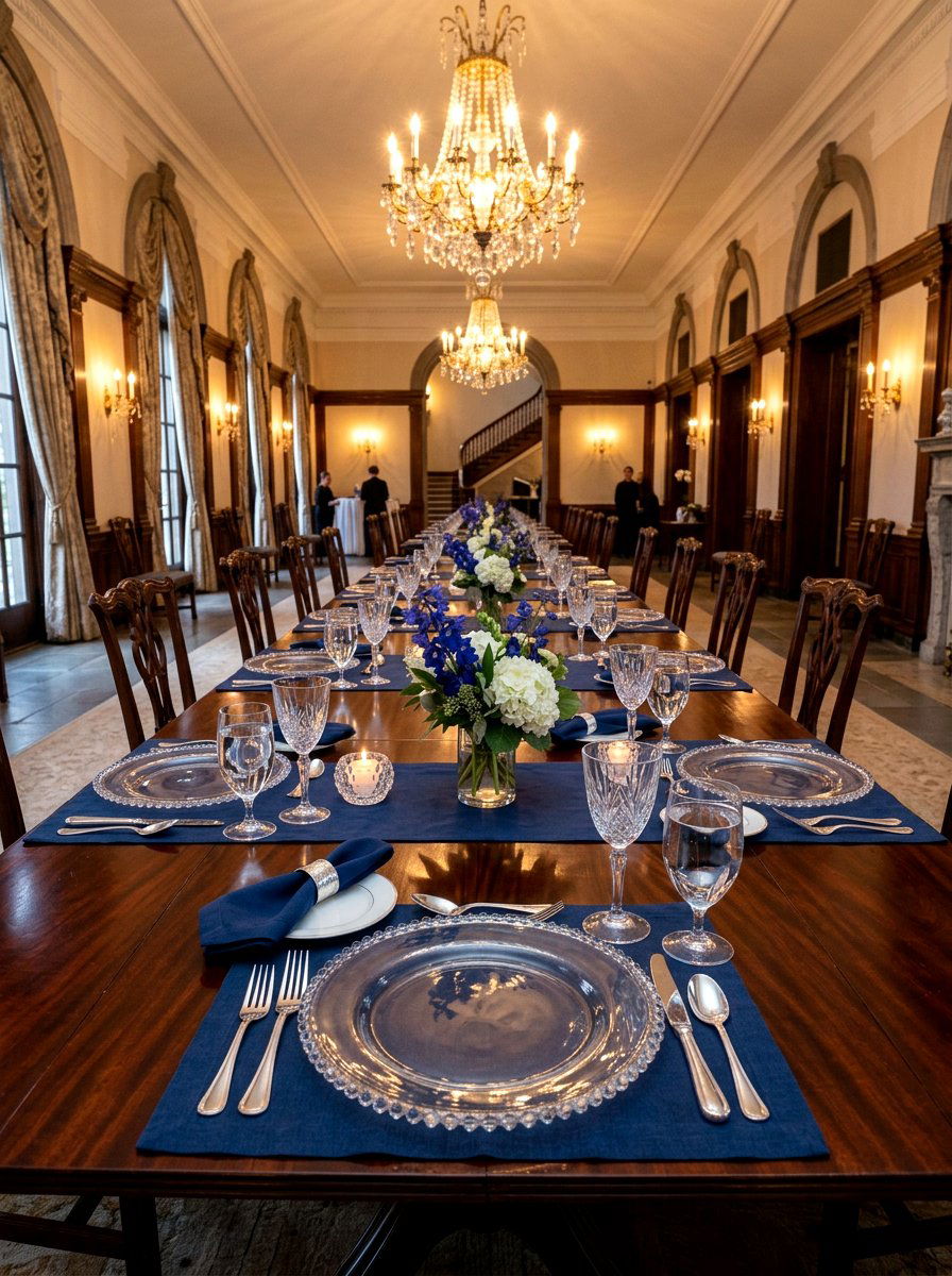 Clear Glass Beaded Charger - 25 Spring Charger Plate Ideas