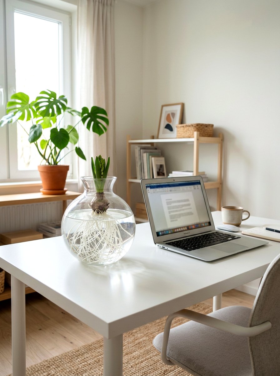 Clear Glass Bulb Vase - 25 Spring Hyacinth Bulb Glass Ideas