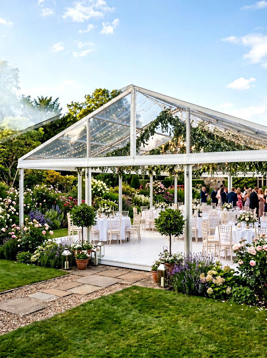 Clear Wedding Tent - 25 Spring Outdoor Wedding Decor Ideas