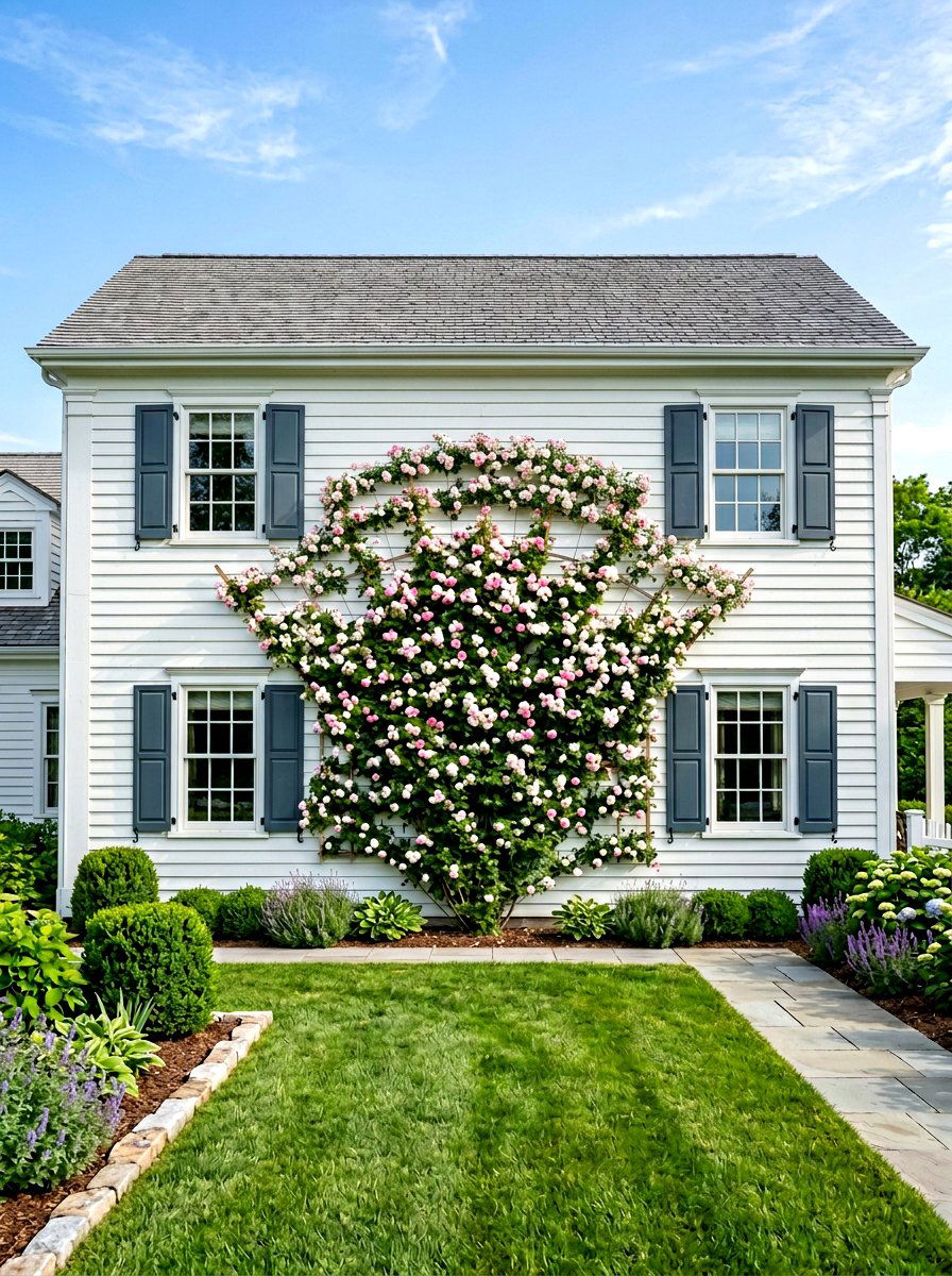 Climbing Rose Exterior Wall - 25 Spring Climbing Rose Ideas