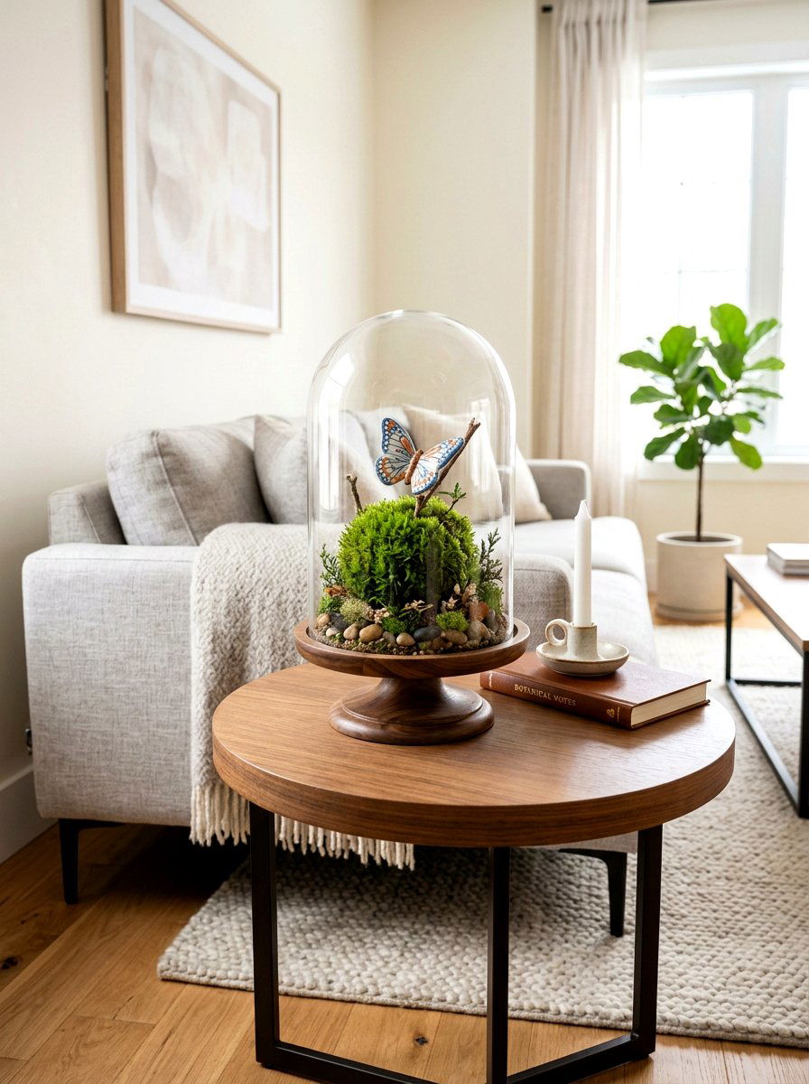 Cloche Spring Display - 25 Spring Vignette Ideas