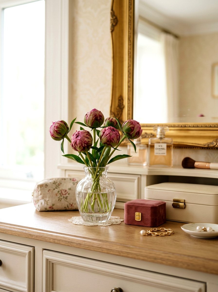 Closed Peony Bud - 25 Spring Crepe Paper Flower Ideas