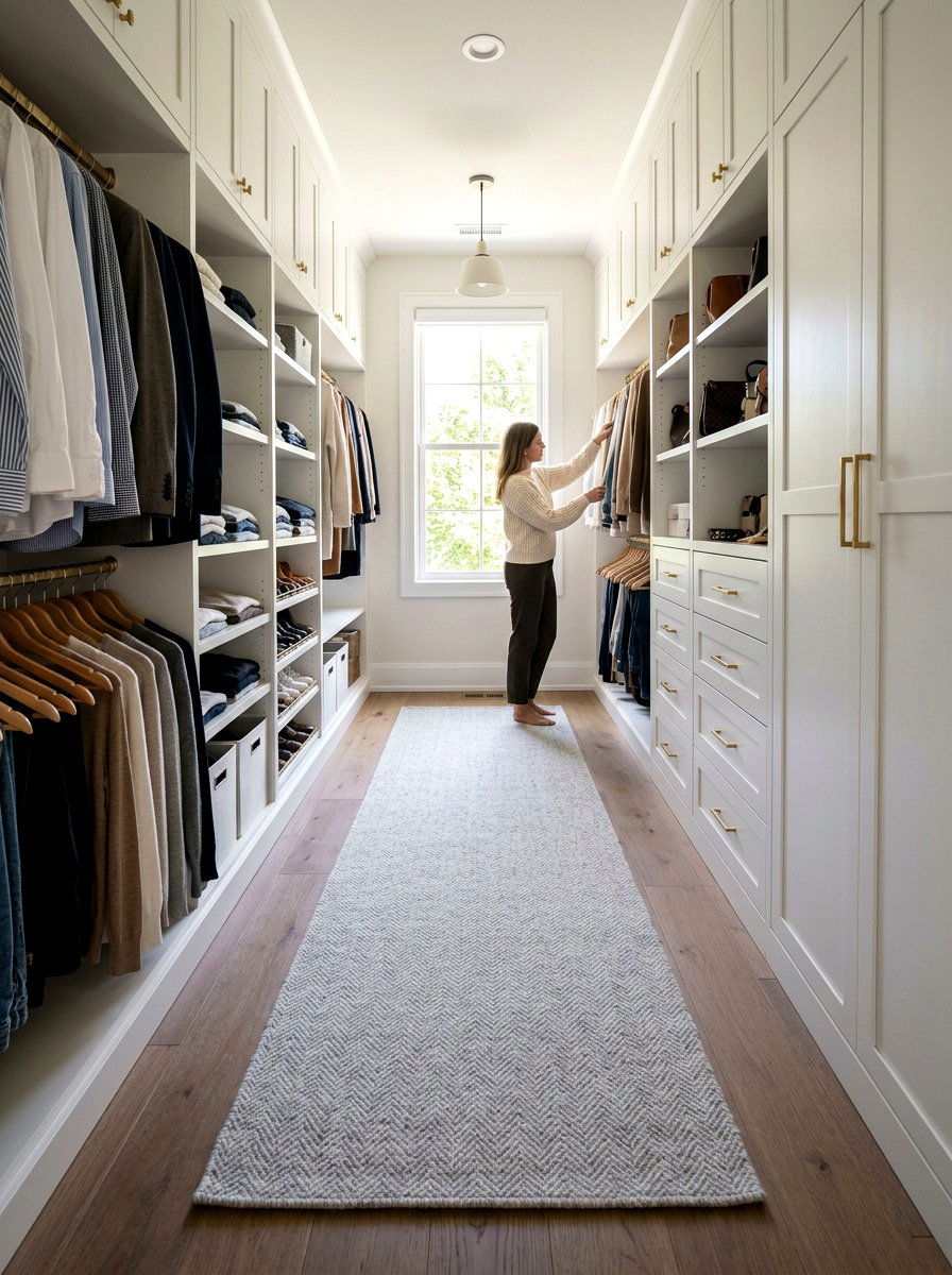 Closet Rug Selection - 25 Spring Closet Refresh Ideas