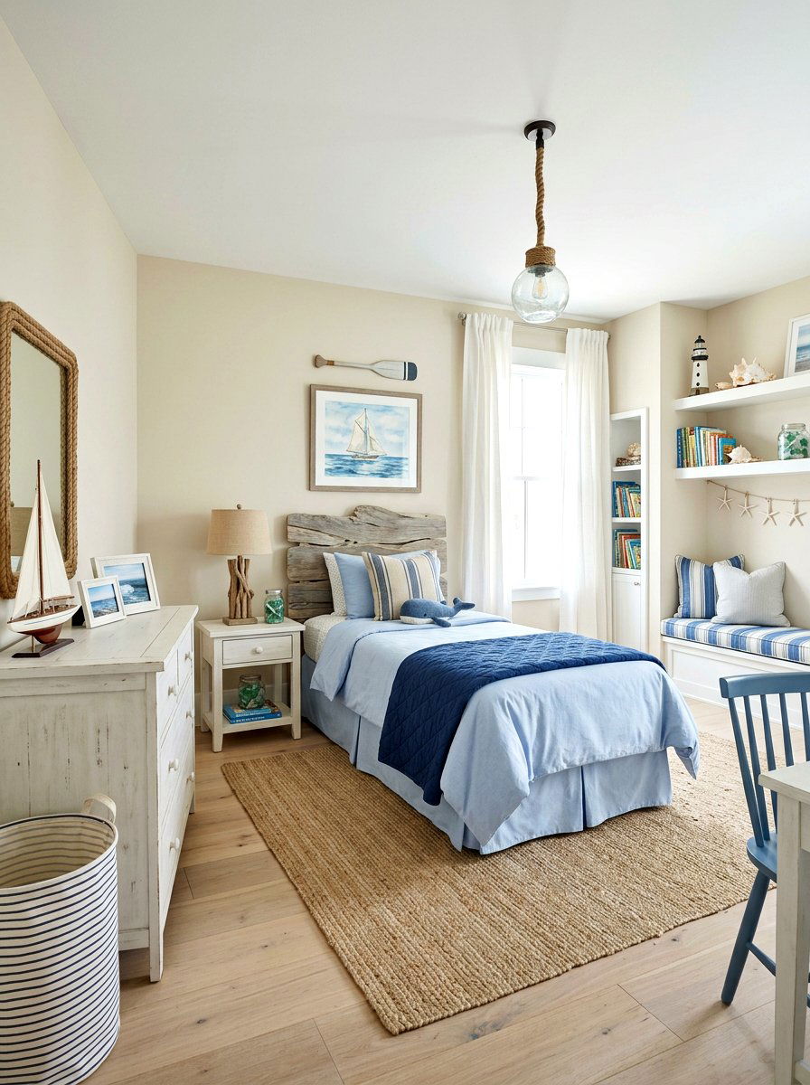 Coastal Style Boys Bedroom - 25 Spring Boy Room Decor Ideas