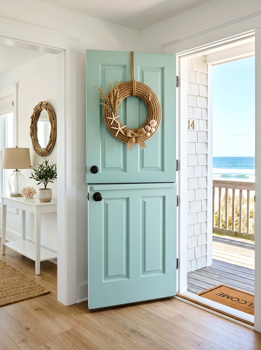 Coastal style dutch door - 25 Spring Dutch Door Decor Ideas