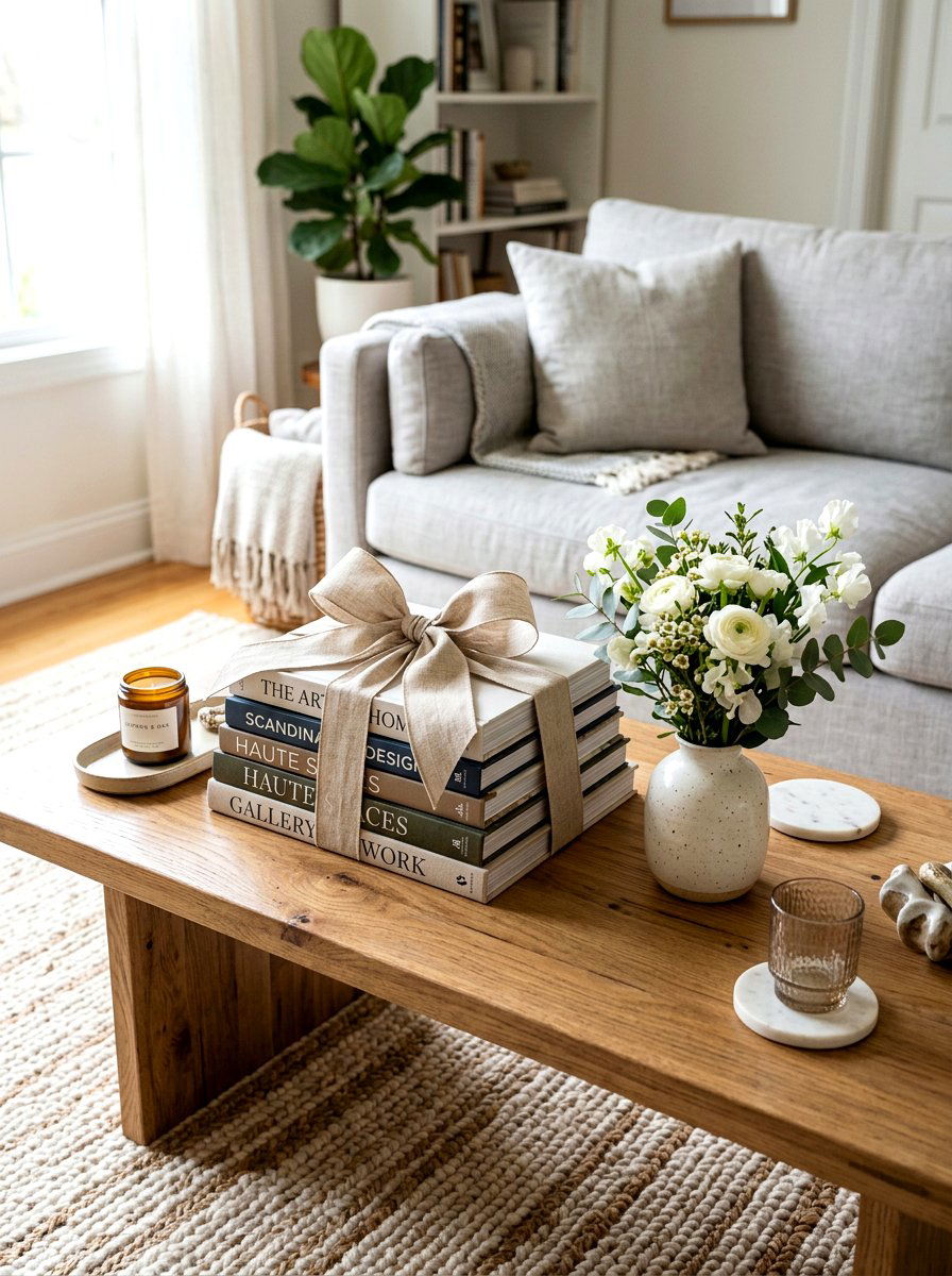 Coffee Table Bow - 25 Spring Bow Decor Ideas