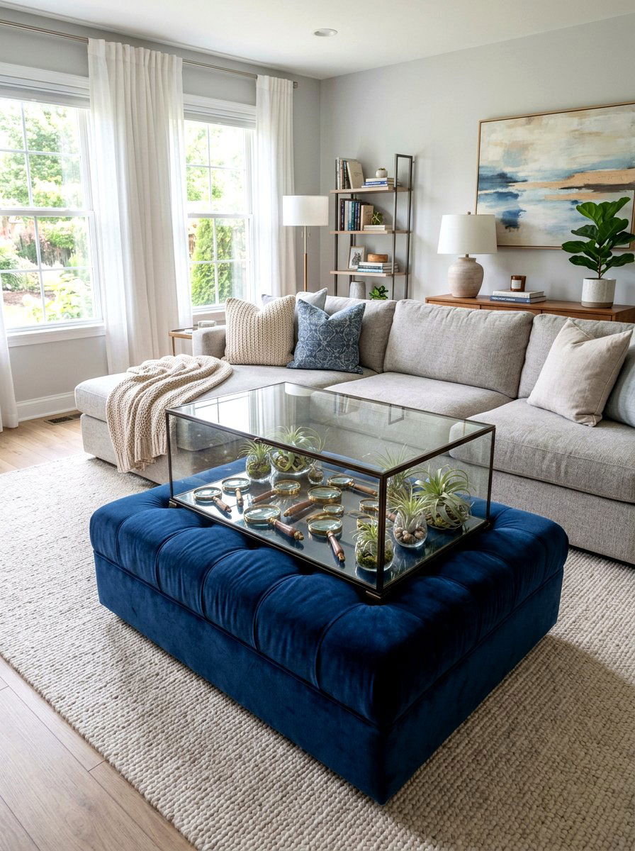 Coffee Table Glass Case - 25 Spring Display Case Ideas