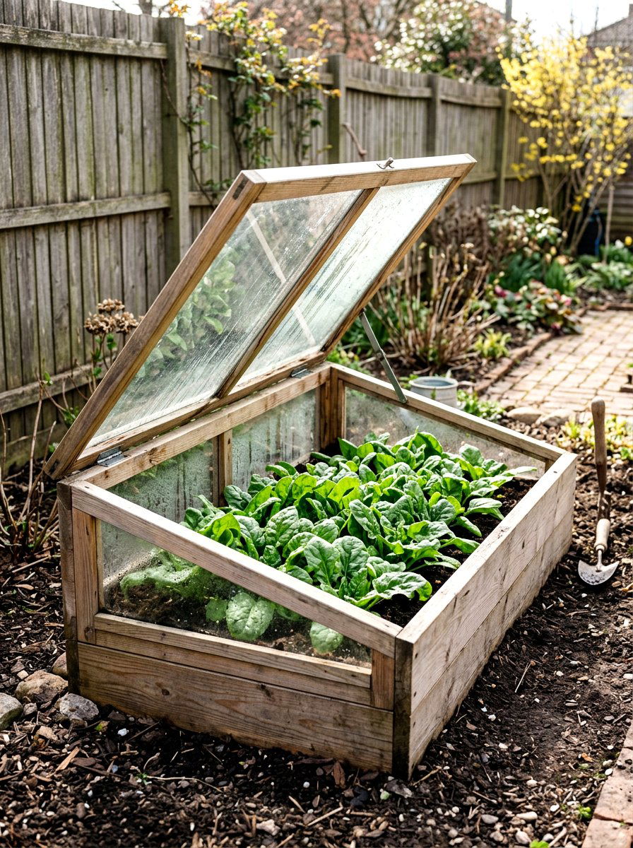 Cold Frame Planter - 25 Spring Raised Bed Decor Ideas