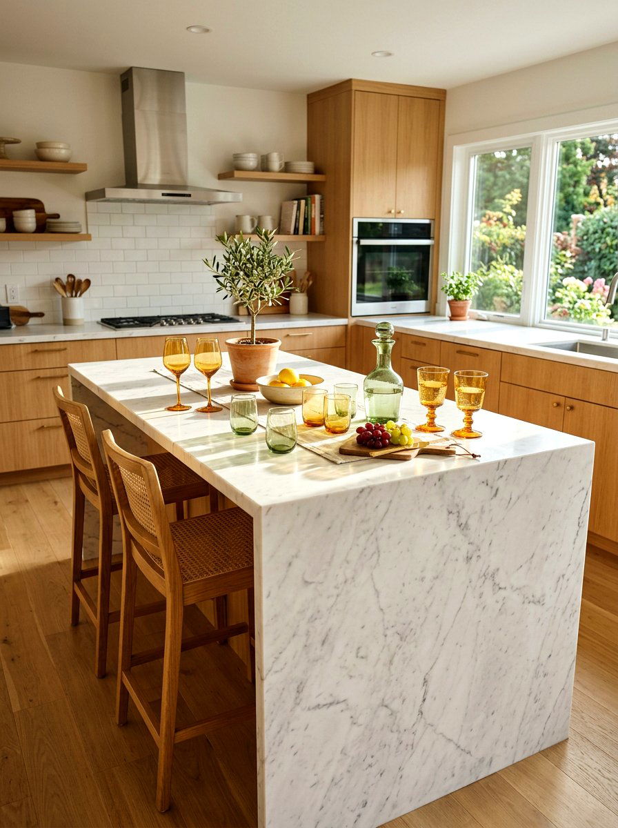 Colored Glassware - 25 Spring Rental Friendly Decor Ideas