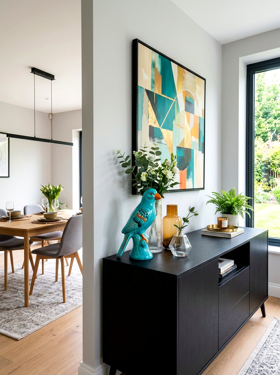 Colorful Bird Figurine For Dining Room - 25 Spring Ceramic Bird Ideas