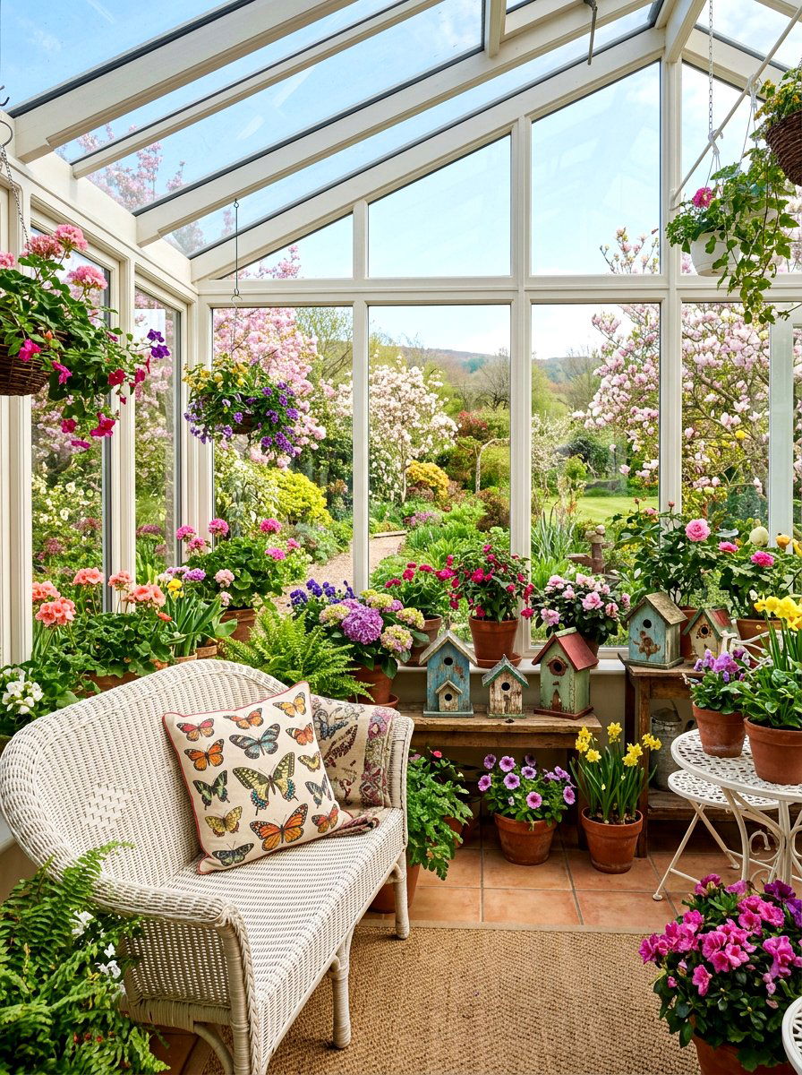 Colorful Butterfly Print Pillow - 25 Spring Patterned Pillow Ideas