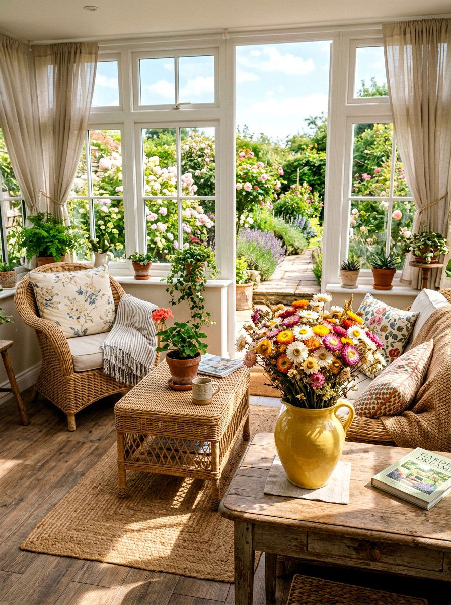 Colorful Dried Daisy Bunch - 25 Spring Dried Flower Arrangement Ideas