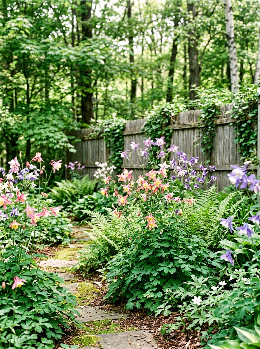 Columbine shade garden - 25 Spring Shade Garden Ideas