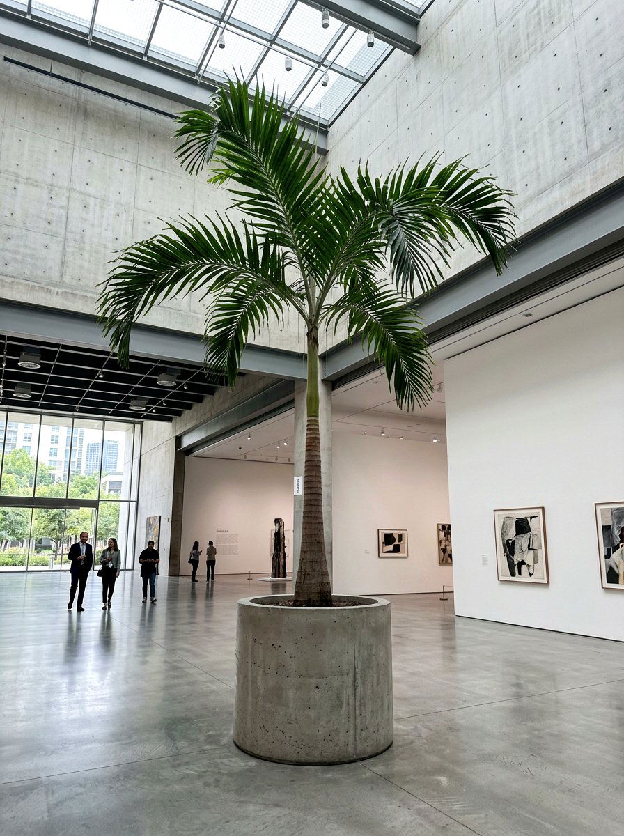 Concrete Cylinder Base - 25 Spring Plant Stand Ideas