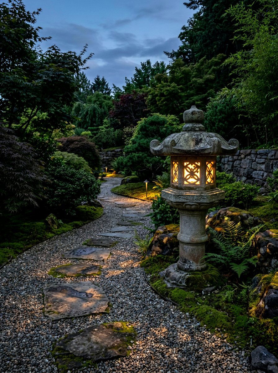 Concrete Garden Lantern - 25 Spring Concrete Garden Decor Ideas