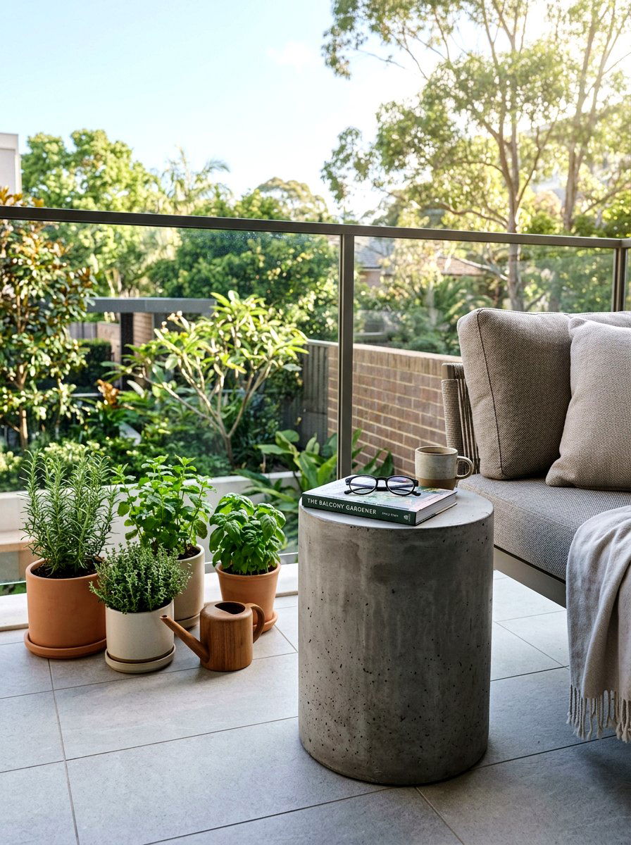 Concrete Garden Stool - 25 Spring Concrete Garden Decor Ideas