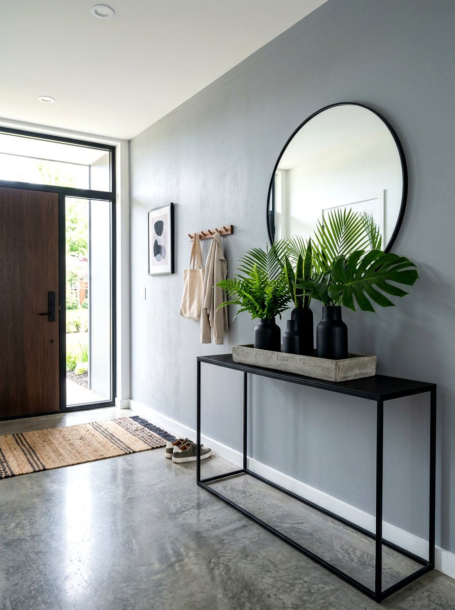 Concrete Greenery Tray - 25 Spring Round Tray Decor Ideas