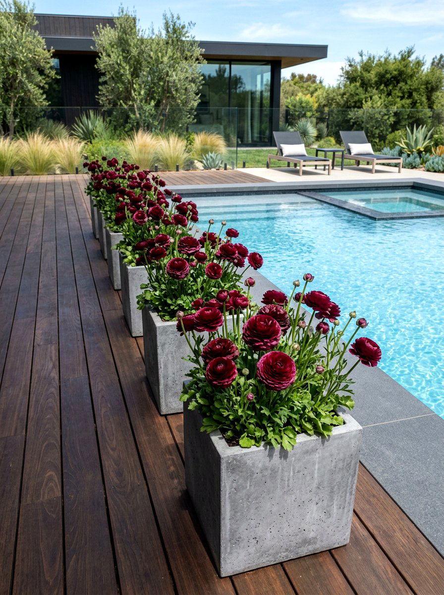 Concrete Planter Ranunculus - 25 Spring Ranunculus Planter Ideas