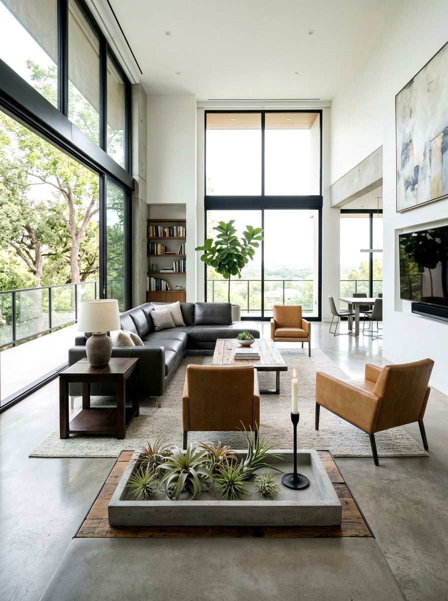 Concrete Tray Minimalist Style - 25 Spring Tray Decor Ideas