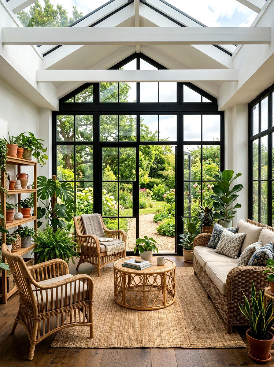 Contrast color window trim - 25 Spring Color Block Decor Ideas