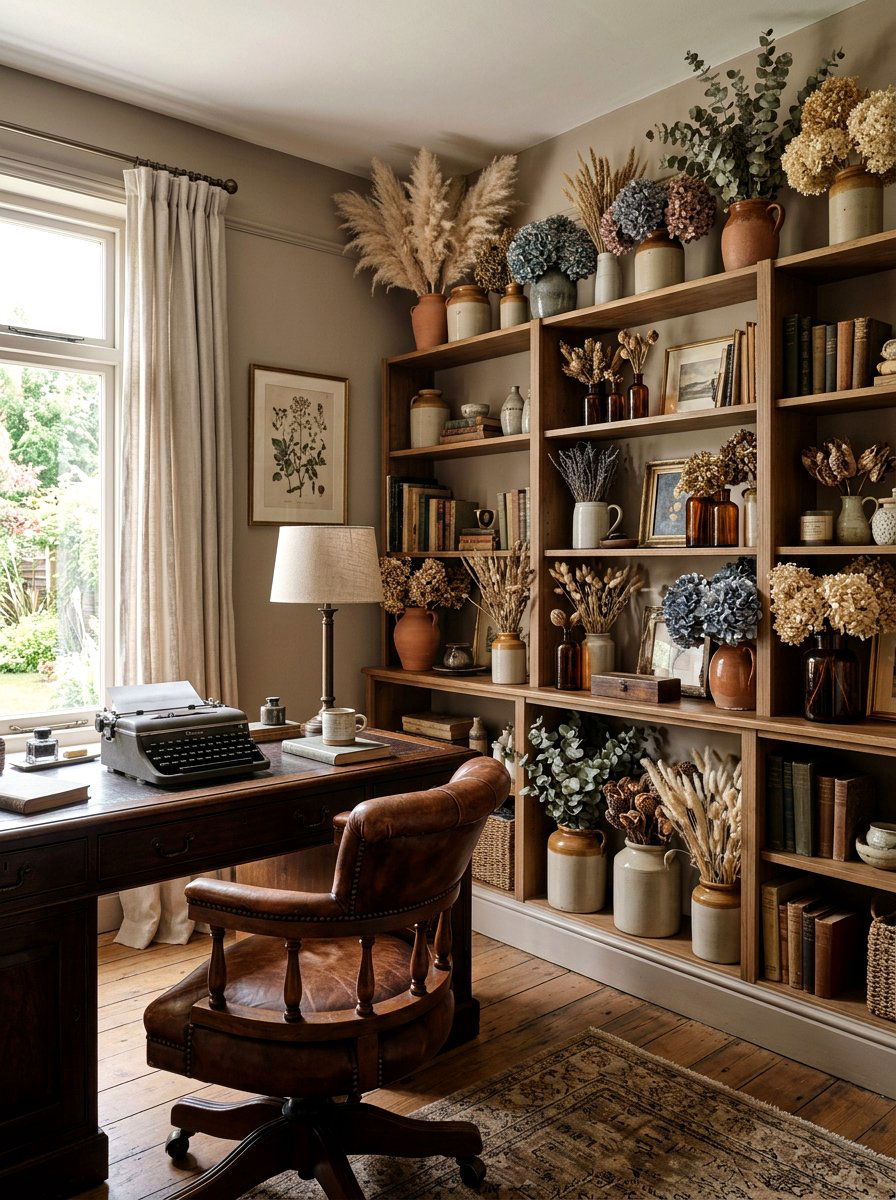 Copper Accent Kitchen Shelf For Spring - 25 Spring Open Kitchen Shelf Ideas